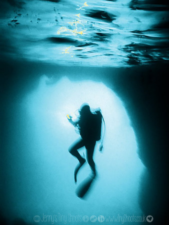 Cave underwater