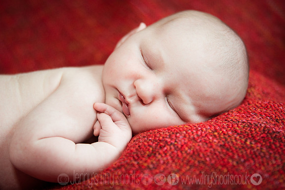 Close up newborn